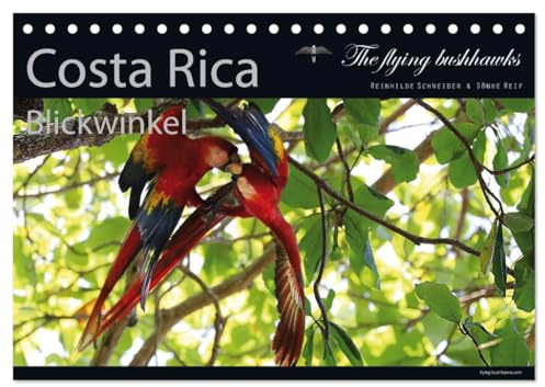 Costa Rica Blickwinkel 2027 (Tischkalender 2027 DIN A5 quer), CALVENDO Monatskalender: Costa Rica - flying bushhawks Blickwinkel Kalender (CALVENDO Orte)