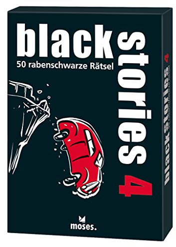 moses. black stories 4 | 50 rabenschwarze Rätsel | Das Krimi Kartenspiel