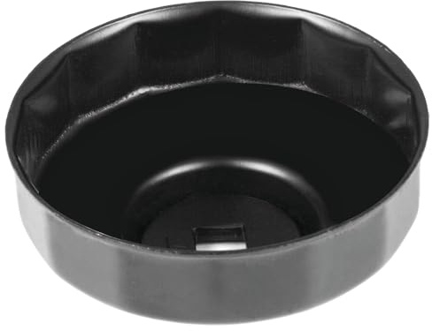 PERFORMANCE TOOL W54063 76mm, 14 Flutes Steel Construction Oil Filter Wrench for 3/8-Inch Drive Tool, Fits Multiple Brands