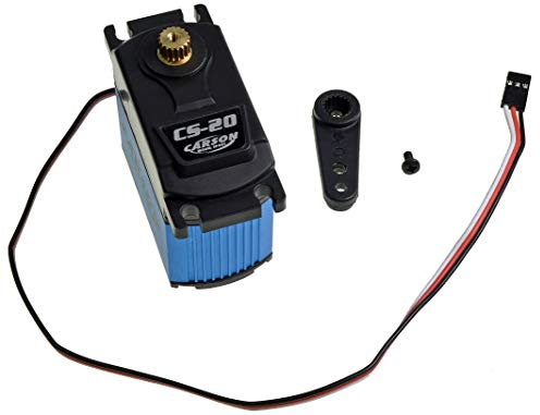 Carson 500502034 - Servo CS-20-20 kg/JR-Stecker, Large, Blau
