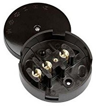 Click WA077 3-Terminal Electrical Junction Box, Brown