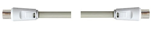 9062r107 – Koaxial Antennen Kabel-TV Digital mit Fahrer CCS 2,5 m weiß Silver Electronics