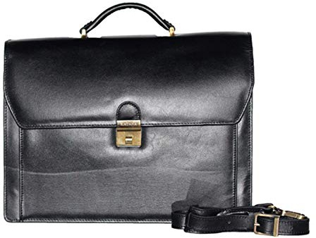 Katana Cartable en cuir, 3 soufflets 63032