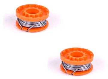 Alm 2 X Qualcast Spool & Line To Fit 18V Cordless Grass Trimmer Models & WORX WG150E & WG151E (18v Li-ion) Big Bear BB1152KIT 18V .4cm Diameter