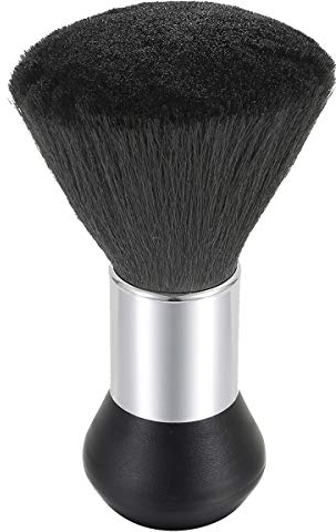 JewelryWe Professional Barber Neck Duster Brush Hair Cutting Kits Hair Salon Hair Removal Brush Broken Hairbrush Haircut Special Cleaning Brush,Black