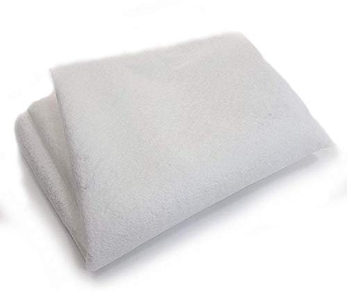 Spudulica Feutre Geotextile Non Tissé, 22,5m² (2,25mx10m) Toile de paillage préemballé et plié, Drainage Polaire Tissue pour l'aménagement Paysage, la sous-Couche, Le Jardinage, Chemin de Jardin etc.