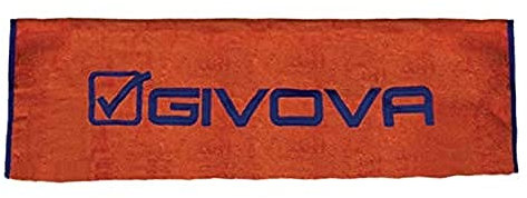 Givova, großes strandtuch 80*165, orange/blau, Einheitsgrößen