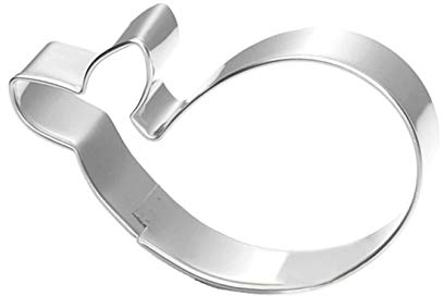 WDYJMALL Ausstechform, Motiv: Walfisch, aus Edelstahl, für Plätzchen, Kuchen und Gebäck