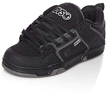 DVS Shoes Men's Comanche Skate Shoe, Black Black Refl Charcoal Nubuck 985, 6.5 US