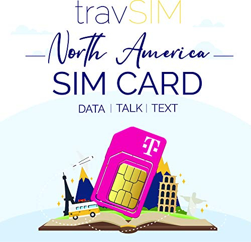 Prepaid-SIM-Karte zur Nutzung in den USA, Kanada & Mexiko 50 GB 4G/LTE-Daten, unbegrenzte Anzahl von Telefonaten & Textnachrichten, gültig für 7 Tage (50GB+unlmtd Calls+Text for 7 Days)