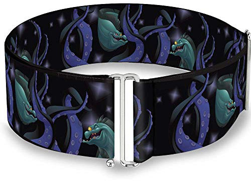 Buckle-Down Damen Cinch Flotsam Jetsam Ursula Tentakel 28 bis 52 Zoll Gürtel, Mehrfarbig, 70-130 cm