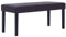 vidaXL Sitzbank Polsterbank Flurbank Lederbank Bank Betthocker Beistellbank Garderobenbank Wohnzimmer Flur 106cm Braun Kunstleder Holzrahmen