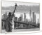 STEINFELD Bild Infrarotheizung mit Thermostat | Made in Germany | viele Motive 350-1200 Watt Rahmen silber (600W, 014 New York Freiheitsstatue)