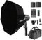 Godox ML60 60W Power in Your Hands LED Video Light,with AD-S60S Softbox,RC-A6 Remote Control,2X NP970 Lithium Battery