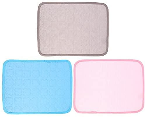 Balacoo Small Pet Cooling Mat Washable Puppy Training Pads Guinea Pig Cage Liner Reusable Pee Pad for Hamster Chinchilla Rabbit 40x30cm