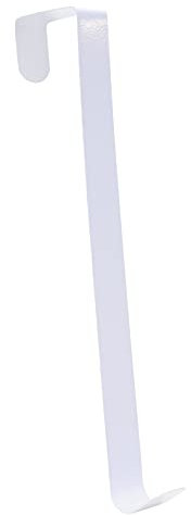 Christmas Concepts® 280mm (11) Metal Wreath Hanger – Ultra Slim Over The Door Christmas Hanger (White)