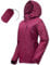 33,000ft Veste de pluie imperméable et pliable pour femme - Légère et respirante - Coupe-vent - Coupe-vent - Pour la course à pied, le golf, le cyclisme - Avec capuche, rouge cerise, 42