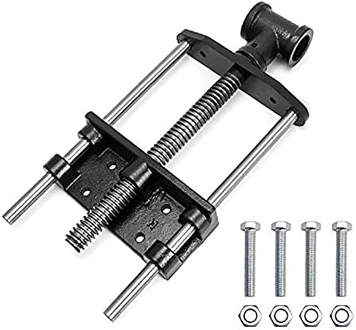 Nisorpa Holzschraubstock 180mm Schraubstock Holz 7 Holzbearbeitung Tischschraubstock Heavy Duty Tischklemme Metallschraubstock Clip Vorderzange für Hobelbank