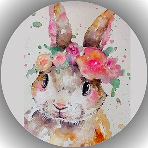 Fondant Tortenaufleger Tortenbild Geburtstag Ostern/Hase/Osterhase K16