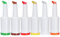 Store N Pour Lot de 6 bouteilles avec bec verseur et bouchons, 946 ml Flow-N-Stow Bar pour fruits, jus de fruits, liqueurs, kit de barman