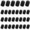 Bouchon de Valve Voiture,30 Pieces Bouchon Valve Pneu Voiture en Plastique avec Joint d'étanchéité pour Vélo Moto Camions (Noir)