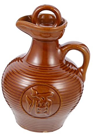 YARNOW Jarra De Barro Hervidor De Vino Jarra De Cerveza Jarra Botella De Calabaza Jarra De Vino China Recipiente De Vino De Arroz Garrafas De Agua Cerámica Estilo Japones Jarra De Jugo