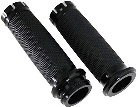 HCmotorku Motorrad 1 Lenkergriffe für 25 mm Lenker Universal passend für Harley Touring Dyna Softail Sportster