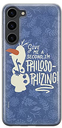 ERT Group Handyhülle für Samsung S23 Original und offiziell Lizenziertes Disney Muster Olaf 005 optimal an die Form des Handy angepasst, hülle aus TPU