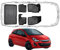Rizline Passgenau 3D Fussmatten & Kofferraumwanne Auto Set Kompatibel mit Opel Corsa D 2006-2019 Auto Zubehör Gummimatten & Kofferraummatte Autos TPE Allwetter Geruchlos rutschfest Schwarz