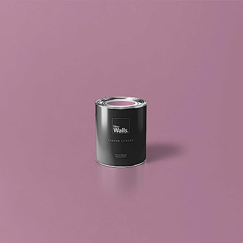 New Walls Pittura murale di alta qualità, rosa, lilla, liquida Luxury per interni, 1 l