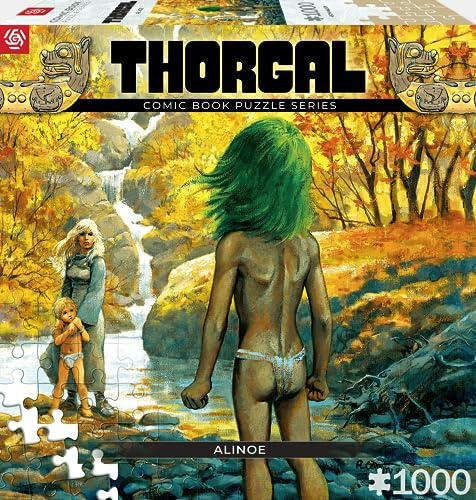 Good Loot Comic Book Puzzle Series: Thorgal - Alinoe Puzzle 1000 - Thrgal Puzzle - Adult Puzzles - Classic Puzzles - Merchandise Puzzle mit Bild – Puzzle 1000 pieces-68,3x48 cm