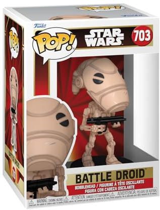 Funko POP! Star Wars: Episode 1 The Phantom Menace Anniversary - Battle Droid - Collectable Vinyl Figure - Gift Idea - Official Merchandise - Toys Age 3+ for Kids & Adults - Movies Fans