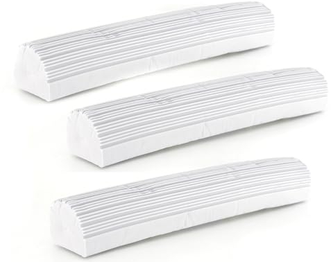 Drotayard Mocio per pavimenti con 1 testa in spugna PVA bianca super assorbente, manico telescopico in acciaio inox, per legno duro, laminato, cucina, bagno, uso domestico (27 cm)
