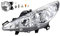 Johns, Scheinwerfer Halogen Front passend für Peugeot 207 02/2006 - H1 H7 Links Fahrer + Nebelscheinwerfer + Leuchtmittel