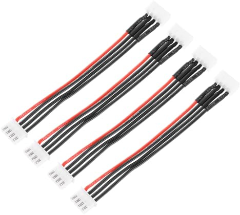 QUARKZMAN 4 Stück Akku-Balance-Stecker-Verlängerungskabel 3S für RC-Autos | Flugzeuge, Fernsteuerung