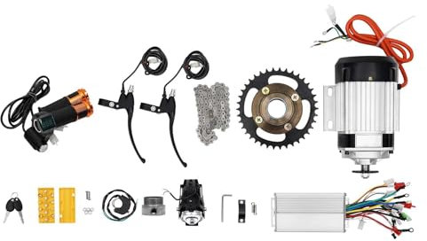 Bürstenloser Motor DC 48V Brushless Motor+Steuerung 780W E-Bike Nachrüstsatz mit 38 Zähnen für Dreirad E-Bike, Elektroroller Gokarts Mittelmotorkits usw