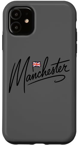 iPhone 11 Manchester City United Kingdom UK Flag Travel Minimalist Case