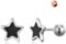 Ohrringe Silber 925 Stern, 925 SterlingSilber studs Ohrstecker Stern damenohrringe Ohrpiercing Ohrstecker Silber 925 Ohrringe Schwarz tragus piercing Klein earrings für Damen Männer