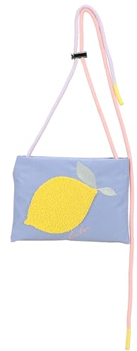 Fritzi ME Limited Squeezy Lemon Crossbody Umhängetasche mit Reißverschluss und verstellbarem Schultergurt für Alltag und Freizeit 17,5 x 24 x 1 cm, Gelb