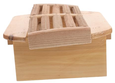 VICASKY Bathroom Massage Footstool 26cm Height Non-slip Foot Rest Stool for Shower and Sauna Foot Soak Spa