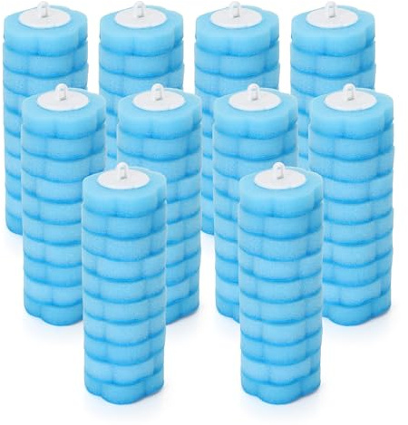WENLISELL 100PCS Disposable Toilet Brush Refills 3 Layer Toilet Brush Heads | Toilet Wand Replacement Heads, For Bathroom Cleaning, Washbasin