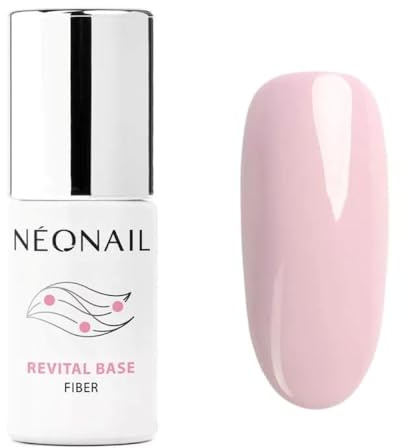 NÉONAIL UV Nagellack - Base Coat Gel UV - Revital Base Fiber - Creamy Splash 7,2 ml - Unterlack Für Nägel - Lack - Gel Nägel - NÉONAIL Modeling Base