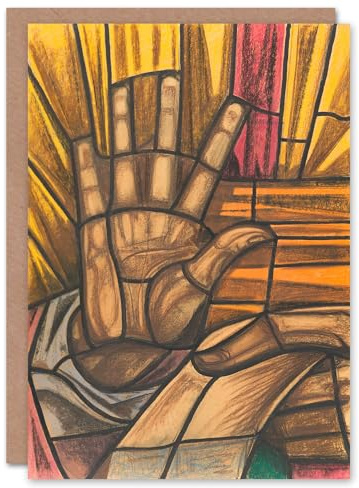 Artery8 Richard Roland Holst Art Card St Luke Hand Design for Dom Church
