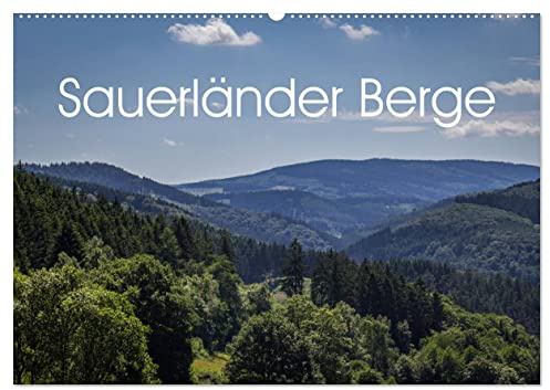 Sauerländer Berge (Wandkalender 2026 DIN A2 quer), CALVENDO Monatskalender: Sauerland - Das Land der tausend Berge (CALVENDO Natur)