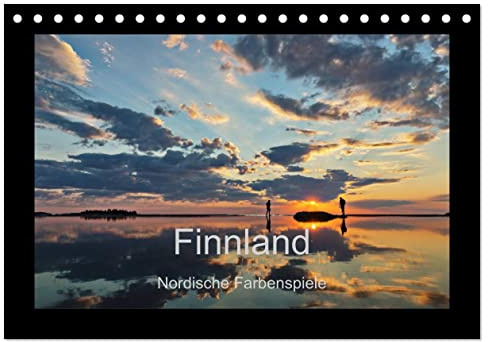 Finnland - Nordische Farbenspiele (Tischkalender 2026 DIN A5 quer), CALVENDO Monatskalender: Momente der Ruhe (CALVENDO Orte)