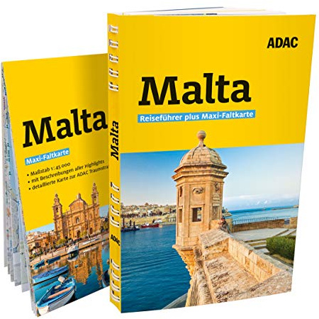 ADAC Reiseführer plus Malta: Mit Maxi-Faltkarte und praktischer Spiralbindung