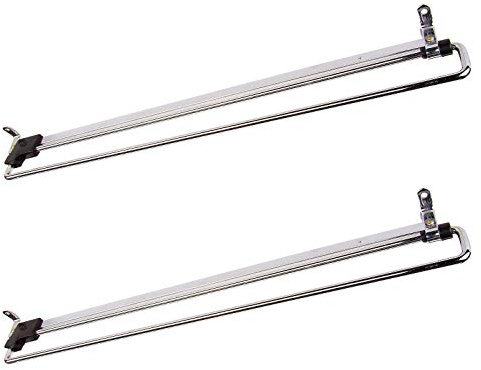 2 x SO-TECH® Kleiderbügelhalter Kleiderbügelauszug ausziehbar 450 mm