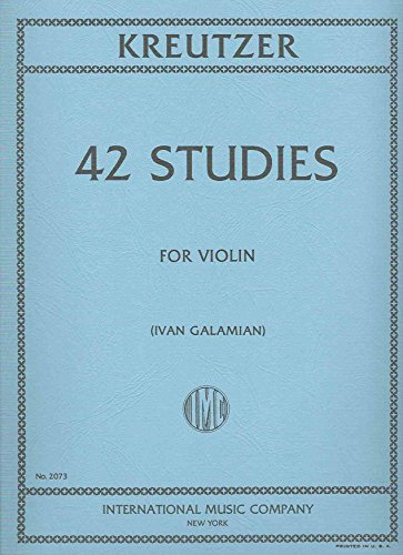 KREUTZER - Estudios y Caprichos (42) para Violin (Galamian)