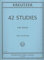KREUTZER - Estudios y Caprichos (42) para Violin (Galamian)