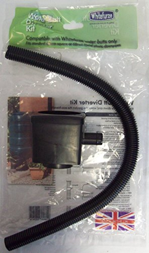 Whitefurze Water Butt Diverter Kit By KetoPlastics